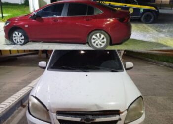 PRF recupera três veículos roubados na Bahia