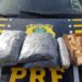 PRF apreende pacotes de maconha em carro na Bahia