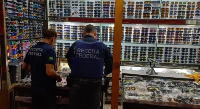 Receita Federal faz operação de combate ao contrabando no Feiraguay