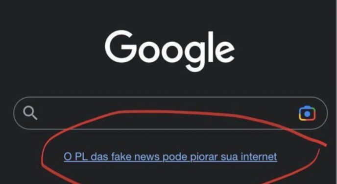 Google reage à PL da Censura nas redes sociais