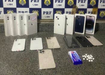 PRF apreende celulares avaliados em R$ 60 mil na Bahia