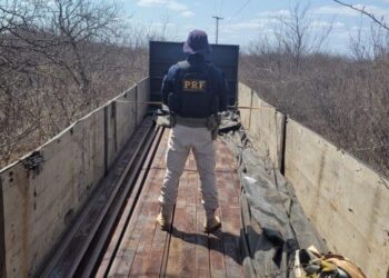 PRF prende homem suspeito de furtar trilhos de trem na Bahia