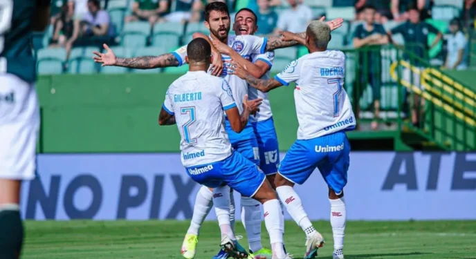 Brasileiro: Em jogo de 10 gols Bahia vence o Goiás