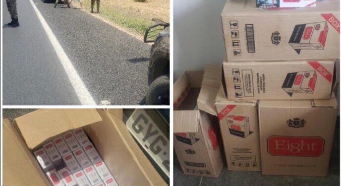 PM prende motorista e apreende carga ilegal de 5,4 mil cigarros no interior baiano