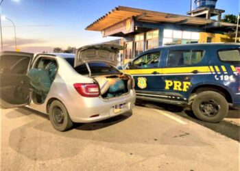 PRF apreende 205 Kg de maconha in natura na Bahia