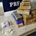 PRF prende passageiro com maconha, cocaína e drogas sintéticas no interior baiano