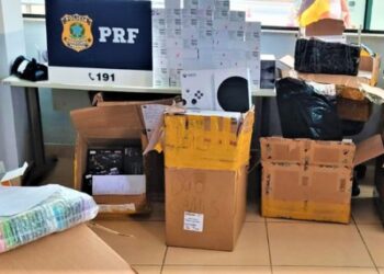 PRF apreende mais de 330 produtos de origem estrangeira sem nota fiscal