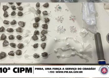 S.S. do Passé: 10ª CIPM prende suposta traficante mas comparsa consegue fugir