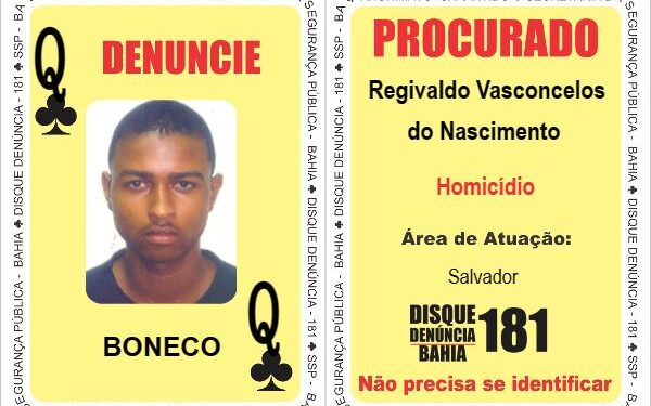 Morre o ‘Dama de Paus’ do Baralho do Crime da Bahia