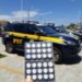 PRF apreende dezenas comprimidos de “rebite” e autua caminhoneiros por porte de drogas