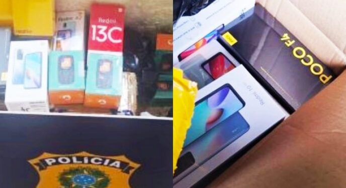 PRF apreende celulares, eletrônicos e equipamentos de informática na Bahia