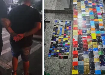 Polícia prende homem com 452 cartões de crédito e débito