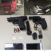 PRF e PM apreendem armas de fogo, drogas e recuperam veículos e mercadorias