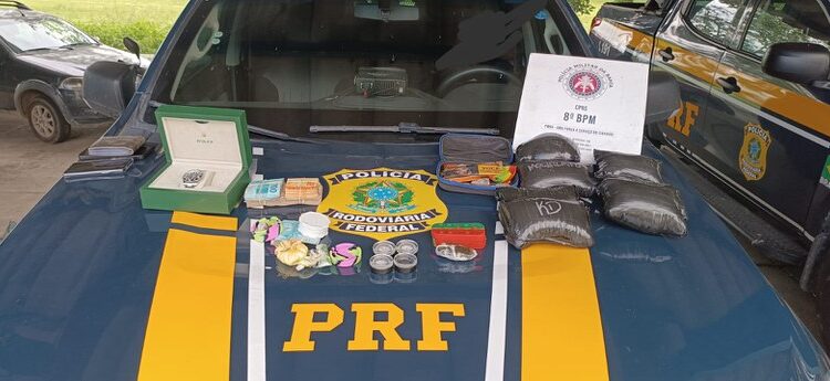 Por causa de pneu careca PRF prende traficante na Bahia