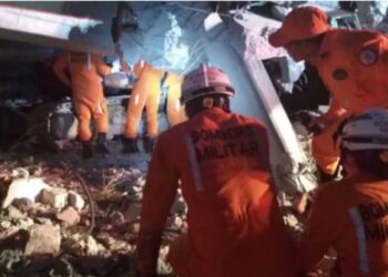 Desabamento de prédio causa morte funcionário e deixa dois feridos