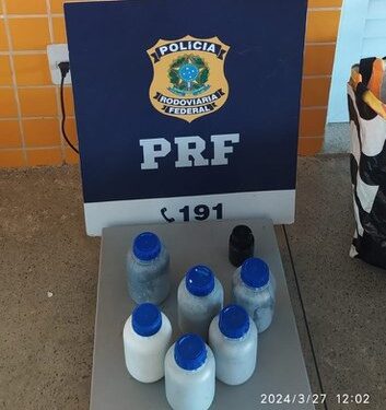 PRF apreende mercúrio transportado ilegalmente na Bahia