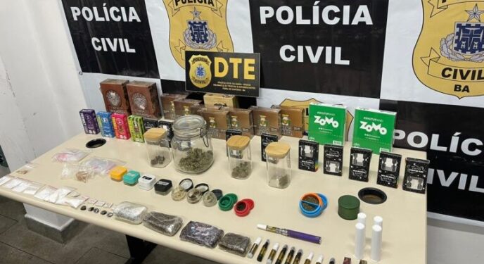 Preso suspeito traficante de drogas sintéticas no interior baiano