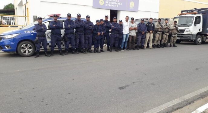 Forças policias fazem operação contra animais soltos no interior baiano