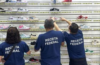 Receita Federal retira de circulação calçados piratas na BA e SE