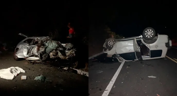 Família inteira morre e candidato fica ferido em acidente na Bahia