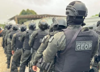 Força Policial realiza megaoperação em Conjunto Penal na Bahia