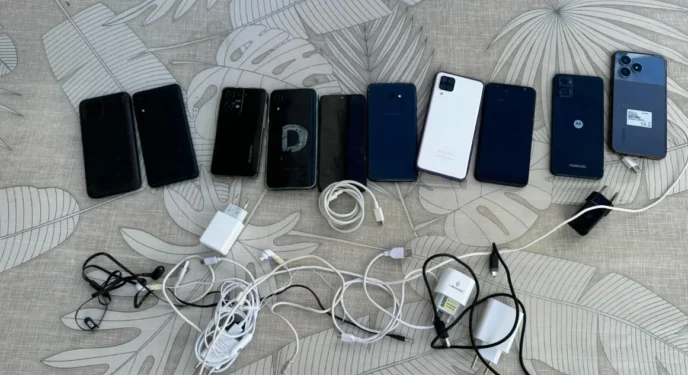 Revistas apreendem dezenas de celulares e eletrônicos em presídio baiano