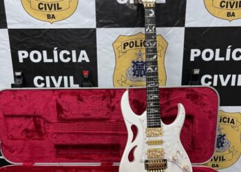 Polícia Civil baiana recupera guitarra rara furtada há seis meses