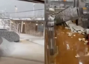 Navio de cruzeiro inclina com vento e 16 pessoas ficam feridas