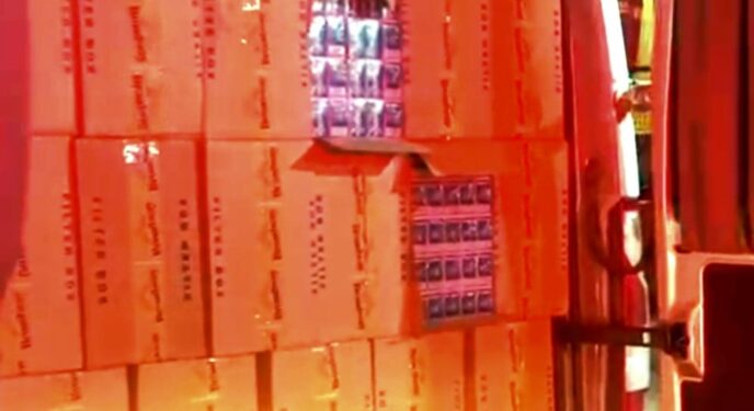 Depois de tentativa de fuga, PRF apreende 1,3 milhão de cigarros na Bahia