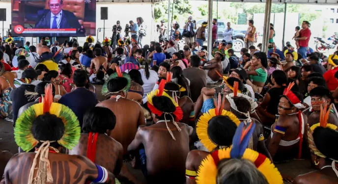 Depois de meses de falácias marco temporal para terras indígenas de 1988 é mantido