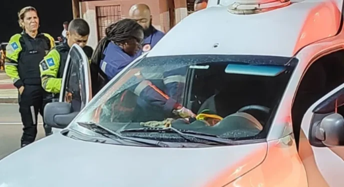 Blitz flagra “carona morto ” em carro na Bahia