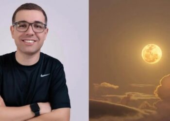 Foto da lua feita por astrofotógrafo baiano é destaque na NASA