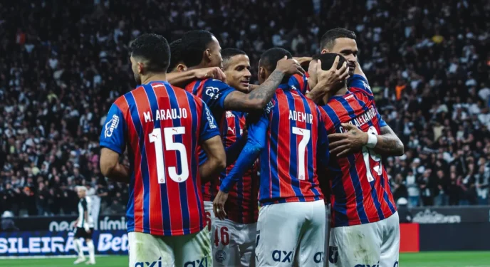 Brasileiro: Bahia vence o Corinthians em SP
