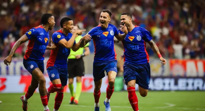 Brasileiro: Bahia goleia o Grêmio