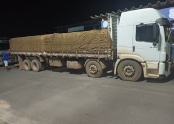 PRF apreende carga de madeira com volume acima do declarado na Bahia