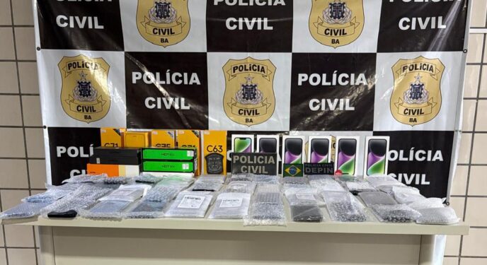 Operações recupera quase dezenas decelulares e avalia situação de outros no interior baiano