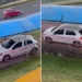 Motorista erra pista e invade passarela de pedestres na Bahia
