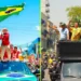 Flávio participou de moto-carreata e Lula fez comício